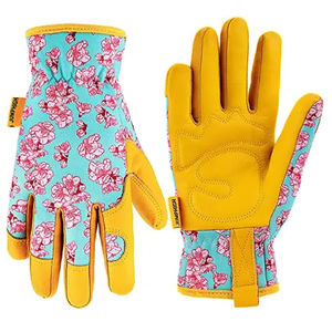 Gants de sécurité en cuir réutilisables pour hommes de haute qualité, antidérapants, imperméables, respirants, pour le jardinage et l'usage quotidien - Product Image 3