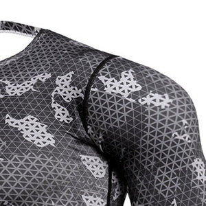 Spandex Polyester Made Men <b>Compression</b> <b>Shirt</b> Private Label Customized Men <b>Compression</b> <b>Shirt</b> - Product Image 5