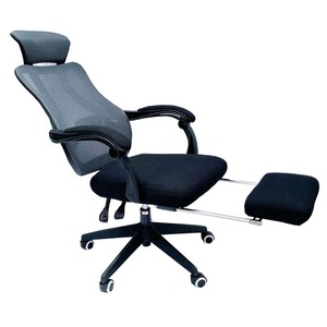 MF-TP736G Ergonomic Lift Office Chair with <b>Adjustable</b> <b>Footrest</b> and Headrest PU Material for Home Office Bedroom Workshop Use - Product Image 2