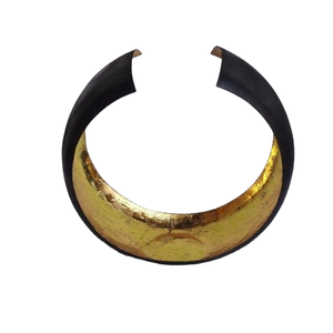 High Quality Two Tone Gold <b>Leaf</b> Candle Holder Metal Made Tealight Holder for Christmas Uses Decoration Candle Holder Home Decor - Product Image 1