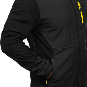 Vente en gros de vestes softshell de pluie de course légères de qualité supérieure pour hommes, support respirant et coupe-vent en toile respirante sur le devant - Product Image 5