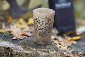 Tasses personnalisées, ensemble de tasses en corne viking faites à la main |   Option de base en bois personnalisée, style médiéval, au prix le plus bas - Product Image 5