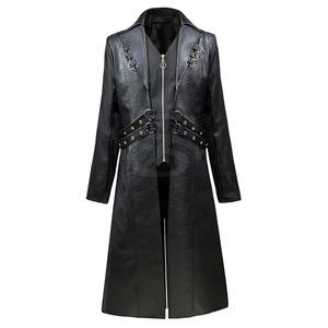 Premium Soft Leather <b>Coat</b> <b>For</b> <b>Men</b> Offering Comfortable Warm Daily Wear With Durable Smooth Texture And Trend Street Style - Product Image 1