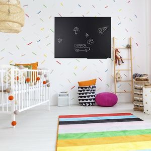 Tableau d'affichage magnétique 48x36 mural noir avec PE pour jouets de dessin - Product Image 1