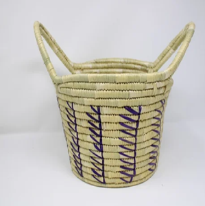 Una maceta de hierba moonj contemporánea con un diseño tejido simple, un complemento perfecto para cualquier espacio, disponible a precios al por mayor. - Product Image 5