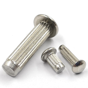 Rivet moleté en acier inoxydable de haute précision sur mesure OEM - Product Image 1