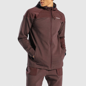 Survêtement personnalisé à manches longues avec fermeture éclair pour hommes, prix bas / service OEM, prix de gros, survêtement décontracté tendance - Product Image 3