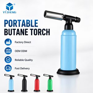 Encendedor de Antorcha de Cocina YIZHENG con Logotipo Personalizado, Recargable con Gas Butano, Válvula de Recarga, Llama de Color, para Chefs y Barbacoas - Product Image 4
