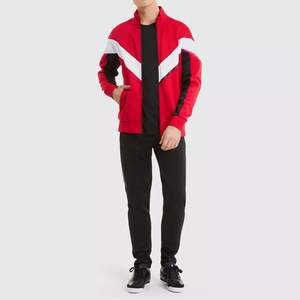 Chaqueta cortavientos ligera de poliéster tricot personalizada al por mayor, económica, para hombre, para entrenamiento y calentamiento, ropa de gimnasio. - Product Image 6