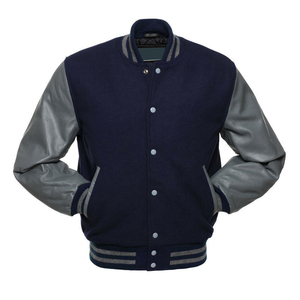 Veste universitaire Letterman personnalisée de haute qualité pour l'école nouveauté hiver tissu léger à capuche veste de baseball pour hommes - Product Image 3