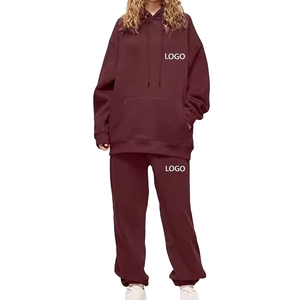 Conjunto Deportivo de Dos Piezas para Mujer, Sudadera con Capucha y Pantalones, Estilo Moderno para Ropa Urbana - Product Image 3
