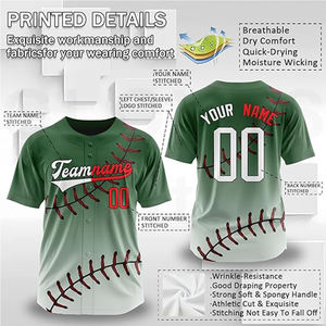 GUANTES traseros de malla transpirable Jersey de béisbol urbano Flujo de aire mejorado a través de un panel trasero de malla Jersey de béisbol de alta demanda 2025 - Product Image 5