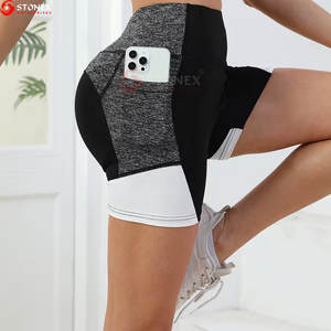High Waisted <b>Compression</b> <b>Tights</b> Feeling Biker <b>Women</b> Yoga Shorts Fitness Wear <b>Women</b> Workout Yoga Shorts - Product Image 4