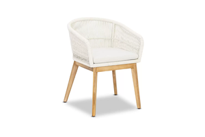 Silla de Comedor Iram Hecha de Madera de Teca Sólida para Exteriores con Acabado Natural - Product Image 5