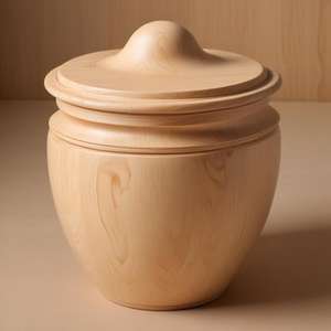 Urne funéraire traditionnelle en bois la plus vendue dernières fournitures funéraires indiennes urne funéraire en bois dernières funérailles indiennes - Product Image 6