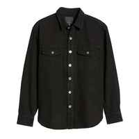 Chemises en denim pour hommes de qualité supérieure, nouvelle arrivée hiver, dernier design, fabrication sur mesure, prix de gros