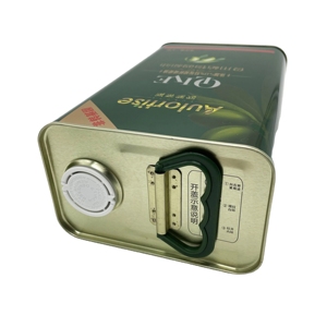 Fournisseur chinois de bidons en métal rectangulaires de 1,8 L pour l'emballage d'huile d'olive extra vierge pour l'industrie alimentaire - Product Image 5