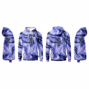 Sweat à capuche tendance pour homme avec un design graphique vibrant pour la mode streetwear, style urbain, sweat à capuche en coton mélangé pour homme - Product Image 3