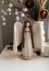 เครื่องประดับวันหยุดงานแฮนด์เมดสไตล์โบฮีเมียนสำหรับแขวนผนังลายคริสต์มาส - Product Image 3