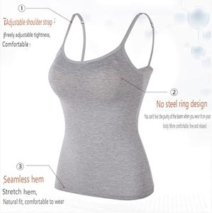 Camisola corta tejida de talla grande con almohadillas de sujetador incorporadas, sin aros, top de yoga para mujer, capa base elástica para exteriores - Product Image 3