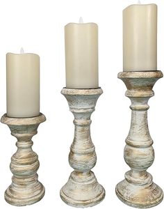 Ensemble fantaisie de 3 bougeoirs 2025 bougeoirs antiques en laiton métal décors de chambre bougeoir fabricant en gros fournisseur - Product Image 1