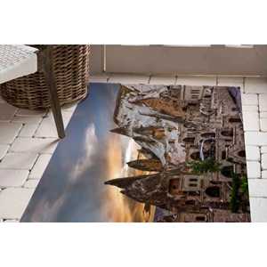 Winter Landscape in Cappadocia <b>Rug</b>, Printed <b>Rug</b> with Brown Tones,<b>Chenille</b> <b>Rug</b> - Product Image 3