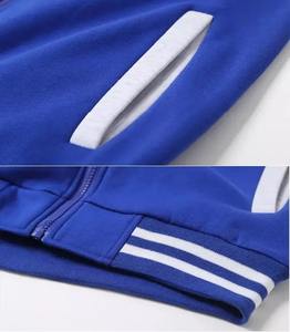 Blouson de sport unisexe coupe ample, style Chicago, brodé, avec fermeture éclair et col rond, coupe-vent, vente en gros - Product Image 2