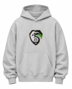 Sudadera con Capucha Casual Champion Crest, Sudadera Oversize de Forro Polar con Emblema Escudo, Sudadera Unisex de Forro Polar para Uso Diario - Product Image 4