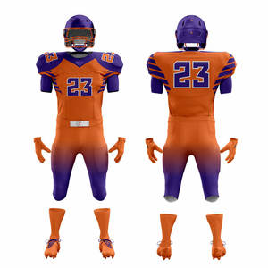 Uniformes de football américain personnalisés Offre Spéciale nouvelle conception respirant grande taille équipement de sport populaire sublimé S - Product Image 1