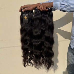 มัดผมมนุษย์มัดผมคนบราซิลแบบไม่ผ่านกระบวนการผมคนอินเดีย - Product Image 1