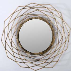 Miroir mural de luxe décoratif tendance pour la décoration intérieure au design moderne et unique et à des prix abordables - Product Image 5