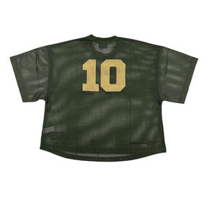 Camiseta Deportiva Retro Vintage Personalizada Unisex de Talla Grande, Camiseta Corta de Fútbol Americano, Camiseta Holgada de Malla - Product Image 3