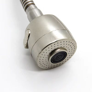 工場<span class=keywords><strong>304</strong></span>ステンレス鋼製シングルハンドル360度回転式二機能蛇口ワイヤードローイング冷水スプレーヤーキッチンシンクミキサー - Product Image 3