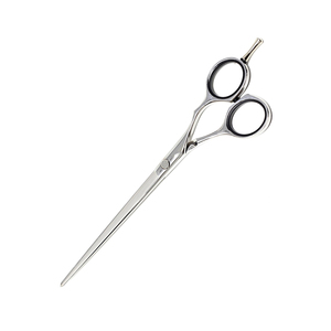 High Grade Pet Grooming Scissors Straight Blade 6.5 Inch Mirror Polish Pet Grooming Scissors With Finger Rest and <b>Rubber</b> <b>Ring</b> - Product Image 3