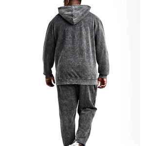 Survêtement d'hiver écologique et respirant de grande taille lavable à l'acide Nouvelle arrivée Logo personnalisé 100% Polyester Sportswear Training - Product Image 3