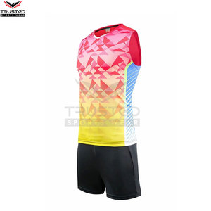 Gran oferta, uniforme de voleibol deportivo con estampado personalizado Unisex, conjunto de ropa deportiva sublimada completa ligera de poliéster 100% de alta calidad - Product Image 5