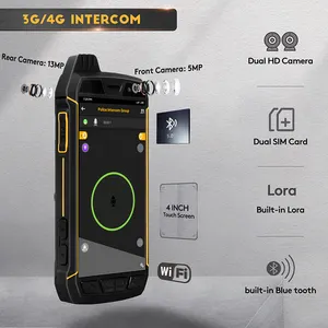 Radio POC PTT SOS de pantalla grande personalizada, fabricante para el gobierno, sistema operativo Android, compatible con APP Gallery, walkie talkie 4G LTE