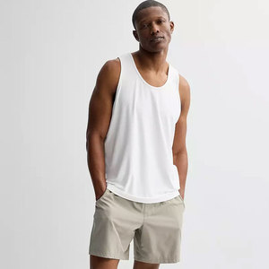 Haute qualité Sport hommes Gym garçons Slim Fit débardeur été confortable solide débardeurs respirant sans manches T-Shirt - Product Image 1