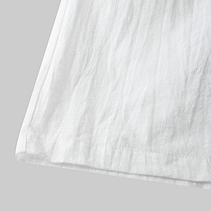 Pantalones cortos informales de estilo callejero para hombre de verano de alta calidad 100% algodón Color sólido Ecológico Transpirable Logotipo personalizado de moda - Product Image 5