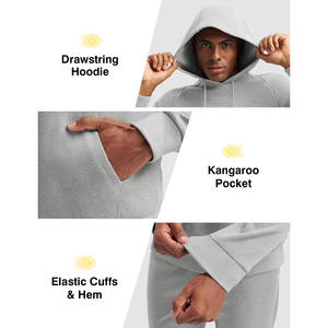 2025ชุดวอร์มผ้าฝ้าย100% ออกแบบได้ตามต้องการชุดวิ่งชุดวอร์มผ้าฟลีซเทคชุดวอร์มกางเกงใส่ได้ทั้งชายและหญิงมีฮู้ดชุดกีฬา - Product Image 5