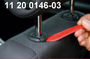 Herramientas ITA, Palanca de Doble Extremo con Punta y Cabeza Redondeada de Nailon y Fibra de Vidrio, Modelo 11 20 0146-03 para Reparación de Automóviles - Product Image 3