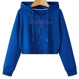 Nueva Sudadera con Capucha para Mujer, 100% Algodón, Diseño con Cierre, Transpirable, Cómoda, Cálida, Logotipo Frontal, Precio Razonable - Product Image 3