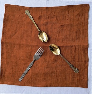 Serviettes en tissu en gros résistant au dîner en coton terre cuite serviettes de mariage Boho-écologique-serviettes sans papier-en vrac - Product Image 3