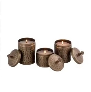 Bougie parfumée gravée à la main accessoires lumineux et parfumés bougeoir votif maison restaurants événements et mariages éclairage - Product Image 3