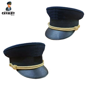 CAVALRY SKT COMPANY's Premium Quality Best Wool Officer Peak Caps Hecho a mano con patrón de bordado Nuevo estilo Producto transpirable - Product Image 5