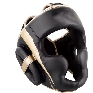Protector Facial de Artes Marciales Unisex Profesional de Alta Calidad 2024, Doble Propósito, Rexine/Cuero, con Logotipo Personalizado - Product Image 2
