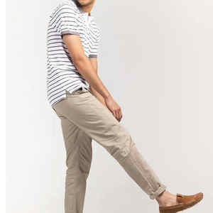 Logotipo personalizado Slim Fit 100% algodón Golf Polo camisetas hombres Streetwear estilo ligero hombres Polo camisa - Product Image 2