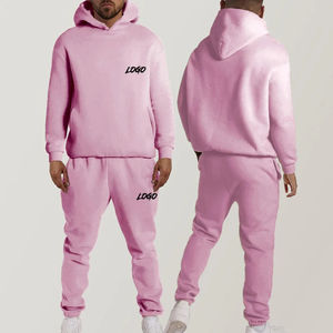 Survêtement d'hiver uni 100 % coton de haute qualité pour homme, sans cordon de serrage, meilleur prix - Product Image 2