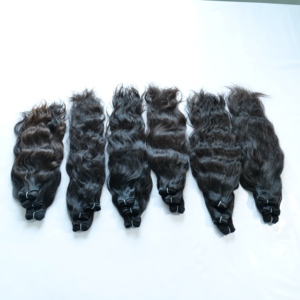 Non traité naturel couleur vietnamienne femmes faisceau cuticule aligné 100% traitement aucun machine double trame extensions de cheveux humains - Product Image 4