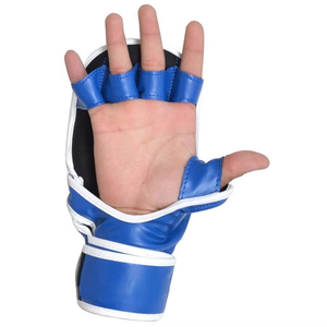 Gants de combat MMA en cuir véritable de haute qualité avec poignées, imperméables, respirants, logo personnalisé - Product Image 4